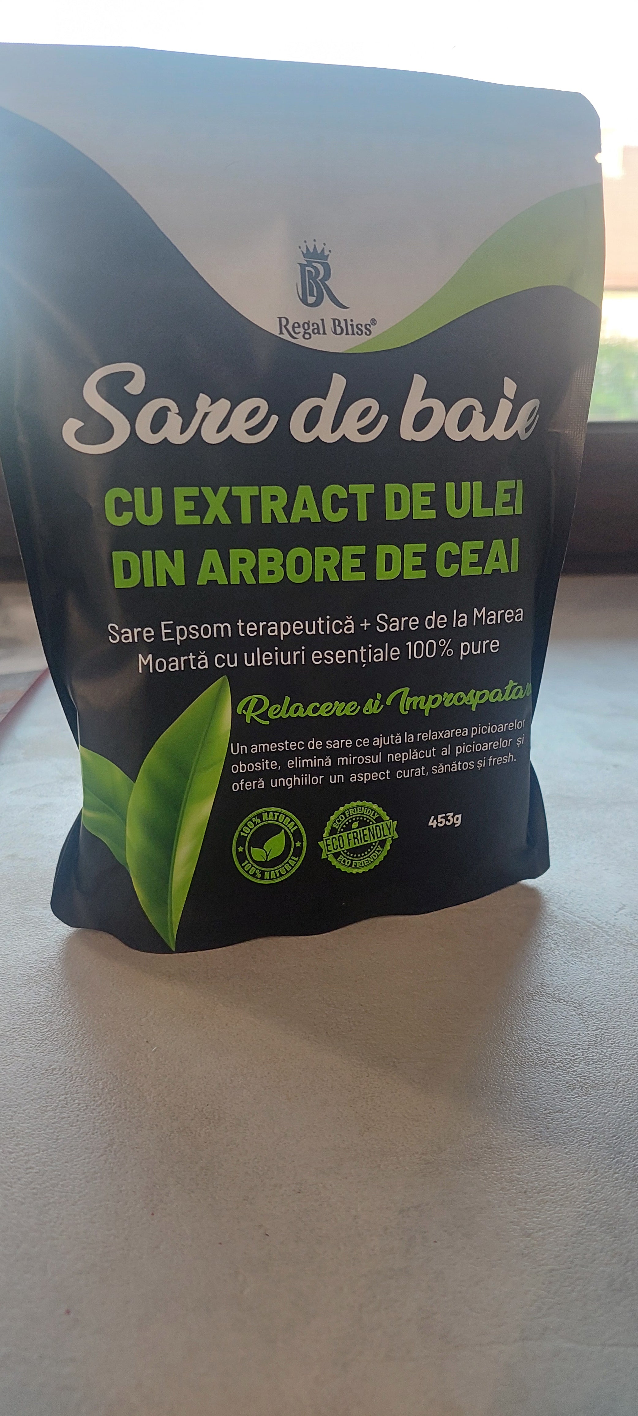 plc cu sare de baie Regal bliss cu ulei de arbore de ceai